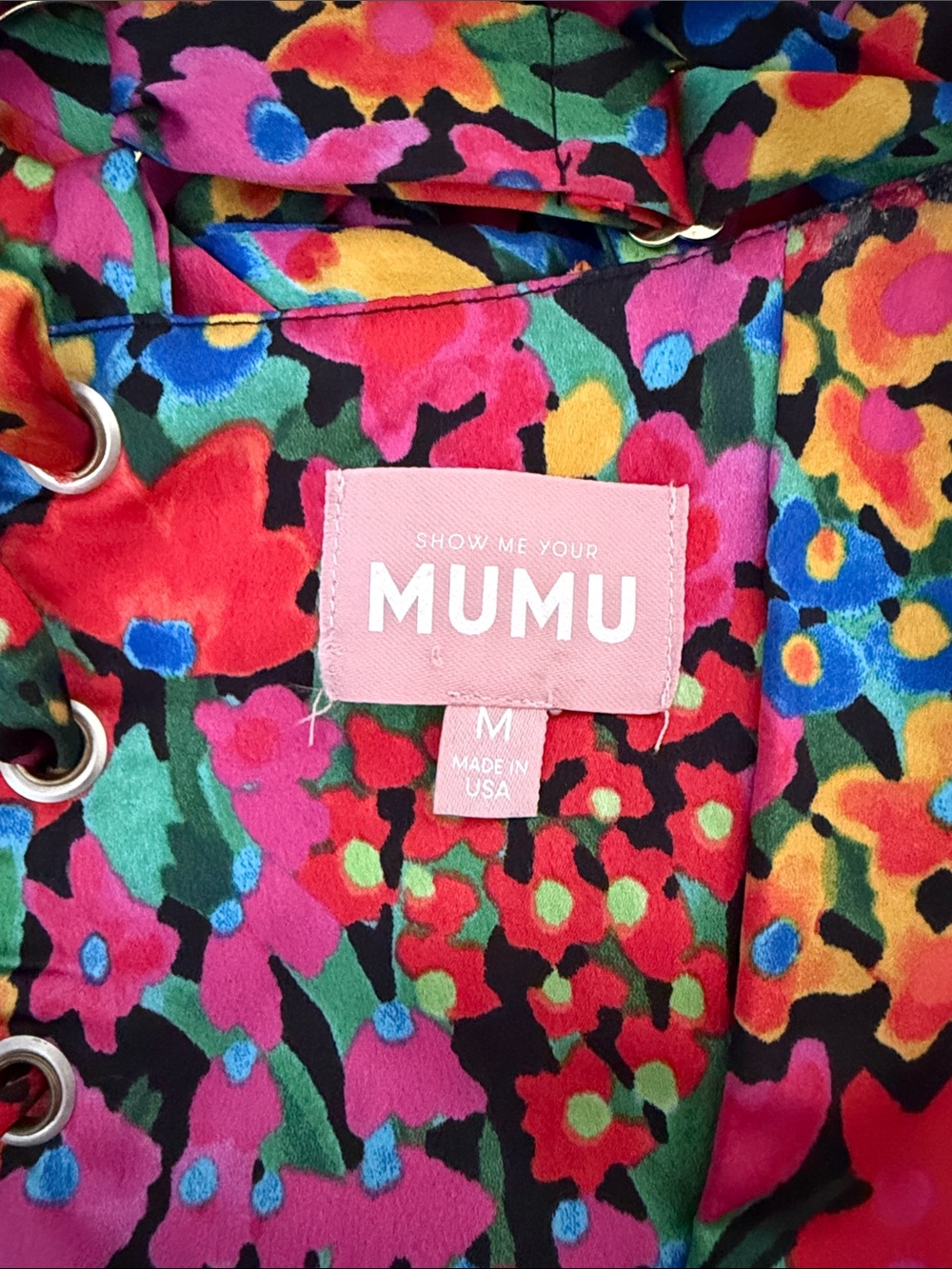 Show Me Your MuMu Lady Corset Dress in color garden glow luxe - Picture 9 of 14